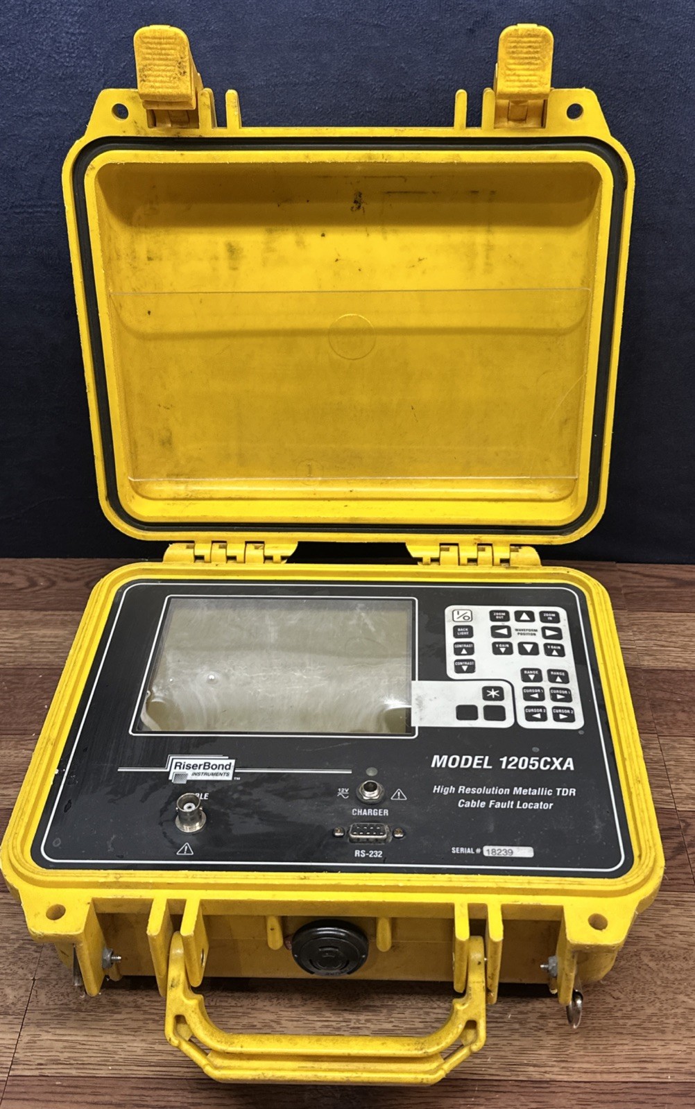 Riser Bond 1205CXA TDR High-Resolution Metallic Cable Fault Locator