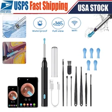 Smart Ear Wax Cleaner Ear Camera Otoscope with 8 EarSet Cleaner Removal Kit-Gift