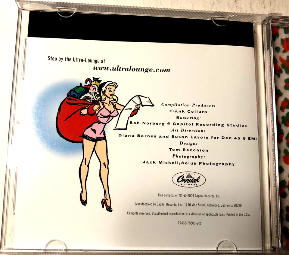 Ultra-Lounge Christmas Cocktails Part Three CD June Christy Julie London Dean Ma - Image 4 of 4