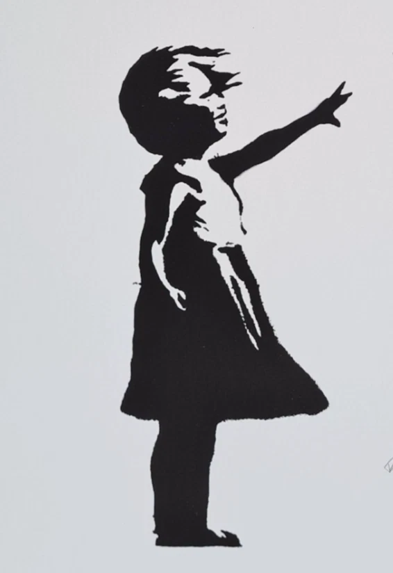 BANKSY *Girl with Balloon* 50 x 40 cm*Lithografie*Kunstdruck*limitiert # 99/600 - Bild 3 von 4