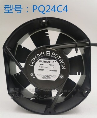 1 PCS  COMAIR   Fan  PQ24C4  DC 24V 1.0A  172*51MM 2 WIRE Aluminum frame fan #am