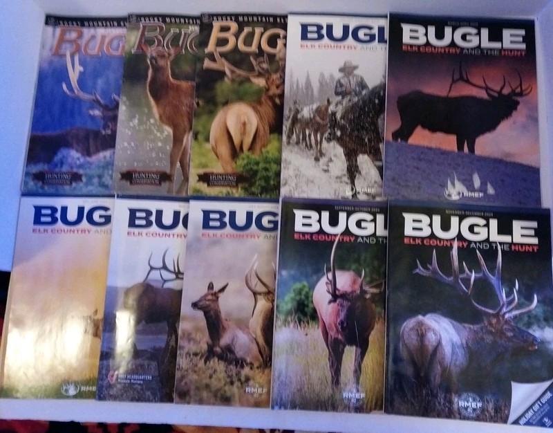 Bugle Elk Country Hunt Magazine Lot 10 Issues RMEF (2014 X 3)(2024 X 4)(2025 X3)