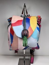 Amerileather Betsy Backpack Colorful Bag Patc...