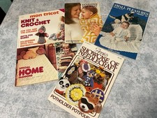 Vintage Knit Crochet Patterns Lot