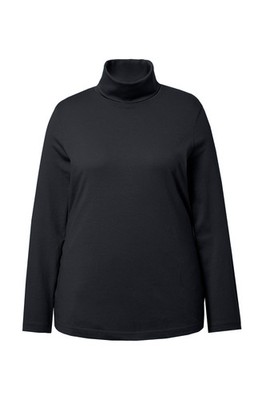 Ulla Popken Damen große Größen bis 64 Oberteil Rollkragenshirt Langarmshirt