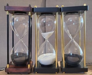 Lot of 30 Premium Large Hourglass Sand Timer 60 Minutes Sandglass Clock  