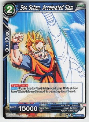 Son Gohan, Accelerated Slam BT10-039 Common  Rise of the Unison Warrior