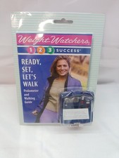 Vtg Weight Watchers Ready Set Walk Pedometer and Walking Guide 1998 NOS Sealed