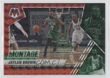 2020-21 Panini Mosaic Montage Red Mosaic Prizm Jaylen Brown #3 uk2