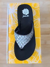 Yellow Box Brigid Toe Post Wedg Platform Sandals Women's sizes 6.5 - NEW