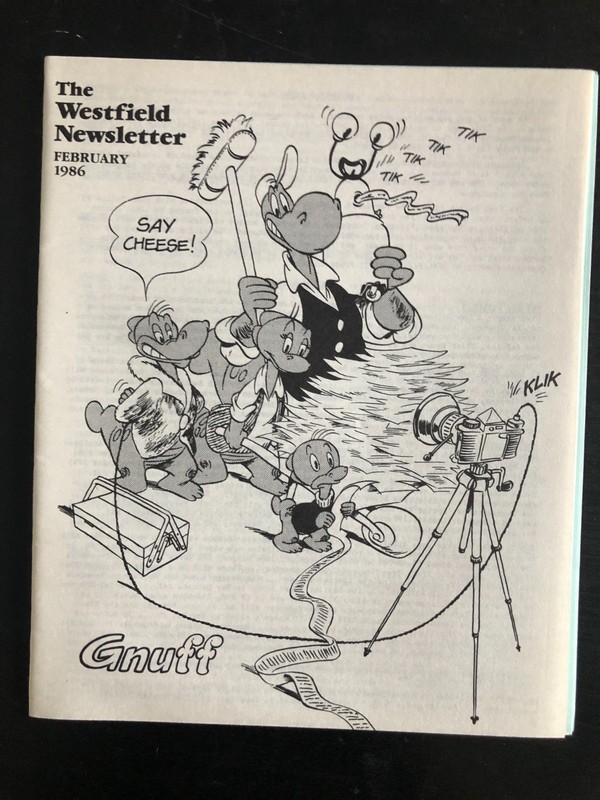 Catalog/Fanzine THE WESTFIELD NEWSLETTER - February 1986 - 'Gnuff cover