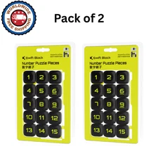 GAN wiSlide Number Set - Smart Klotski Slide Puzzle - (Pack of 2)