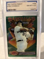 1993 Topps Finest - Jose Canseco #99 PGS 8.5
