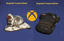 Fallout 76 Responder's Fireman Set (XBOX)