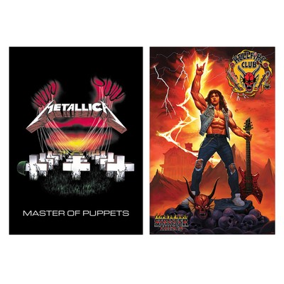 Metallica& Eddie Munson Poster 2-er Set 61 x 91,5 cm