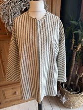 ISCHiKO -OSKA Gorgeous Cotton Lagenlook Kantha Kimono Jacket Size 16 ch 48”