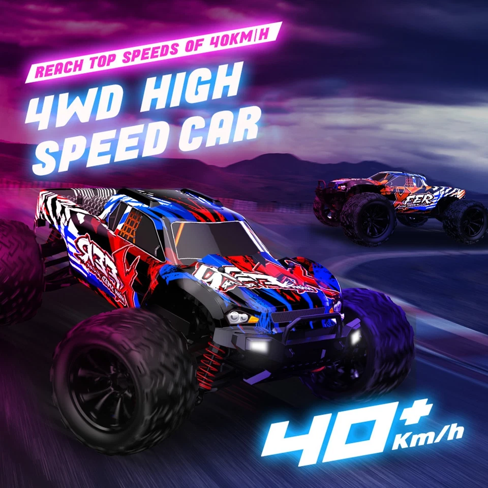 ✅ Ferngesteuertes Auto 1/16 2,4GHz 40km/h All Terrain Off Road Trucks 4WD Klettern - Bild 3 von 4