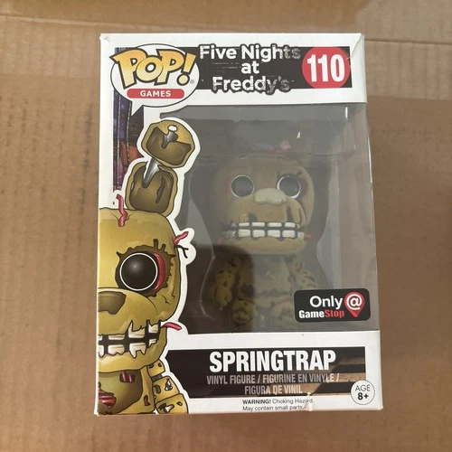 Funko Pop! Vinyl: Five Nights at Freddy's Springtrap (Flocked) GameStop #110