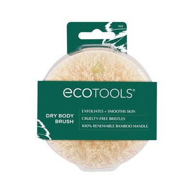 EcoTools Dry Body Brush Exfoliating Skin Brush Vegan Cruelty-Free Smooth & Tone