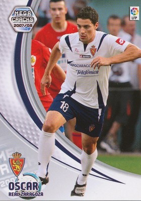 356 OSCAR JAVIER GONZALEZ # REAL ZARAGOZA CARD PANINI MEGA CRACKS
