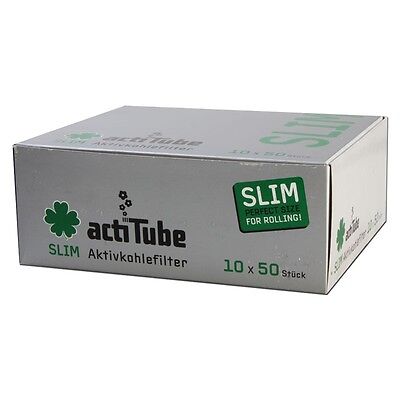 SLIM Filtro de carbón activado inserción Tipo Smoking Ex Tune 250 ActiTube