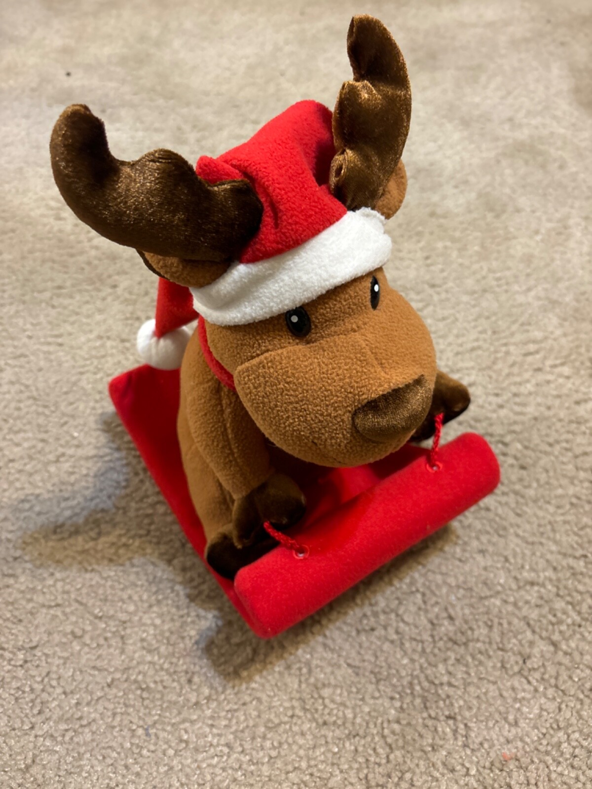 Dan Dee Collectors Choice Reindeer Dan Dee Animated Plush Collector's  Choice Reindeer Christmas Gma Got Ran Over By