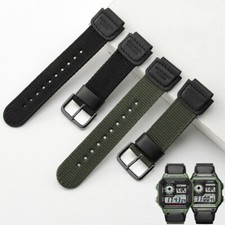 Sports Nylon Watch Band for Casio G-Shock SGW-300H AE-1000W W-735H W-215 Strap  