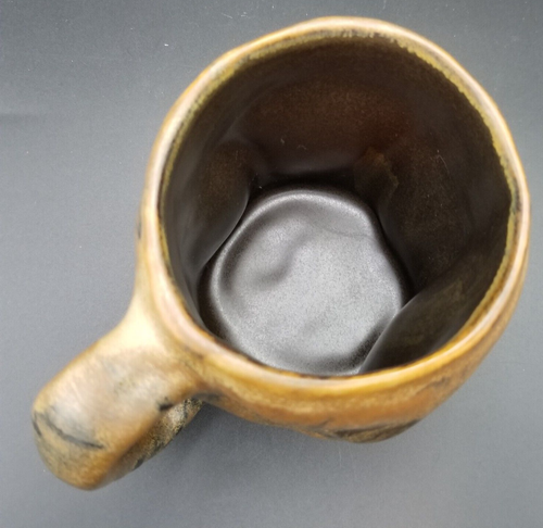 Stoneware Bear Rock Art Coffee/Tea Mug Southwest By Mara Studio Signed Primative - Picture 5 of 7