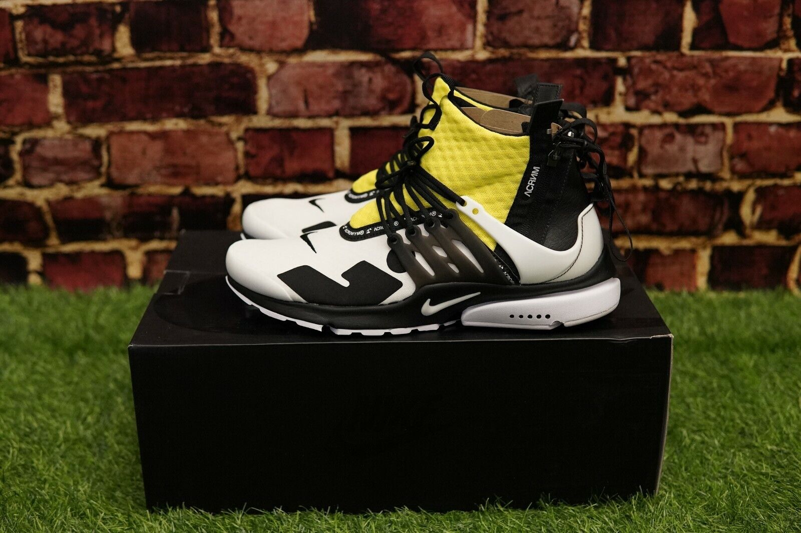 Nike Air Presto Mid x Acronym Dynamic Yellow 2018 Size 10 Custom