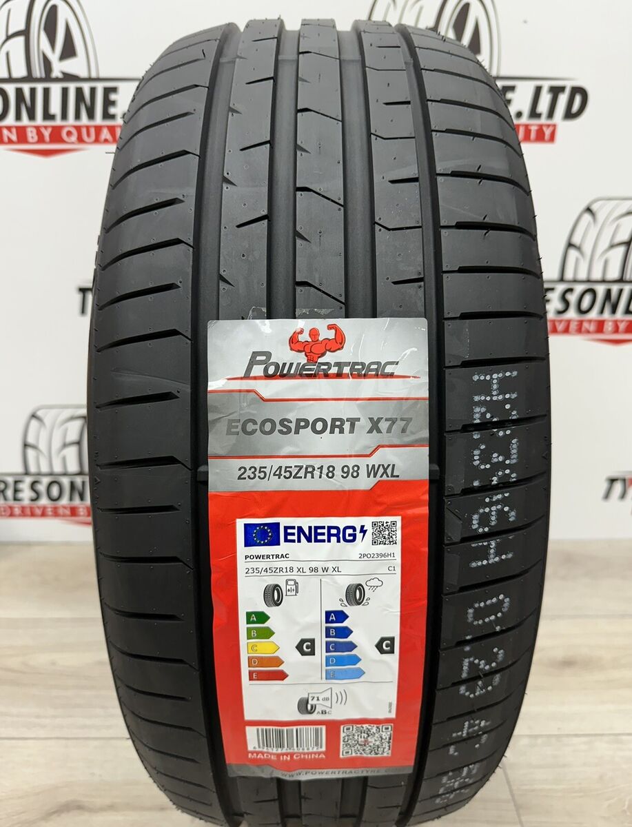 4 X 235 45 18 POWERTRAC 235/45R18 ECOSPORT 98W XL BRAND NEW 4 X 235 45 18 POWERTRAC 235/45R18 ECOSPORT 98W XL BRAND NEW