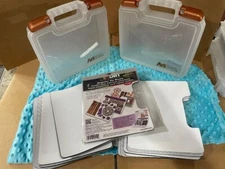 Artbin Craft Metal Cutting Die Storage 2 Carry Cases and 30 Magnetic Pages