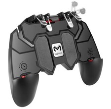 A six-finger physical button-sensing no-delay gamepad for 4.7 to 6.5-inch phones