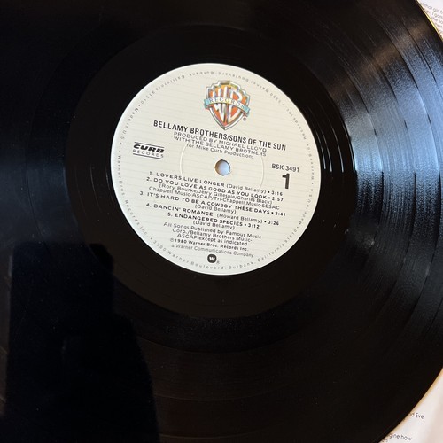 Bellamy Brothers Sons Of The Sun 1980 Vinyl LP - Picture 6 of 8