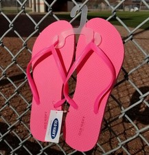 Old Navy Women Flip Flops Sandals Pink Size 8 New on Hanger