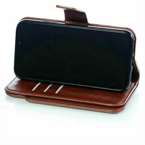 For iPhone 16E 15 17 Pro Max 14 P 12 13 Magnetic Flip Leather Case Wallet Cover - Picture 5 of 41