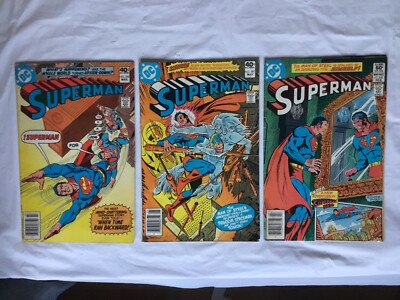 Superman #345 Curt Swan, #347 Vs Phantom Alien, #368 Evil Mirror/Superman 2020 