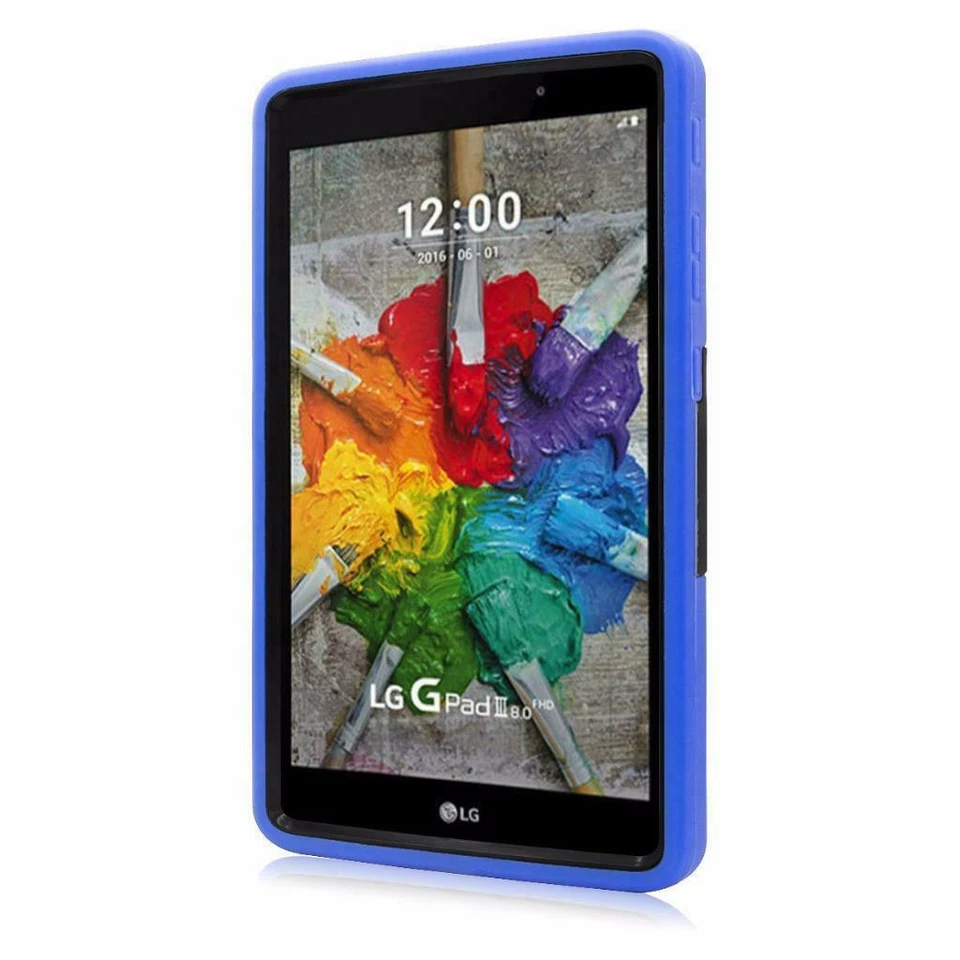 Shockproof Hybrid Kickstand Tablet Case/ Screen Protector For Alcatel LG Samsung - Image 3 of 4