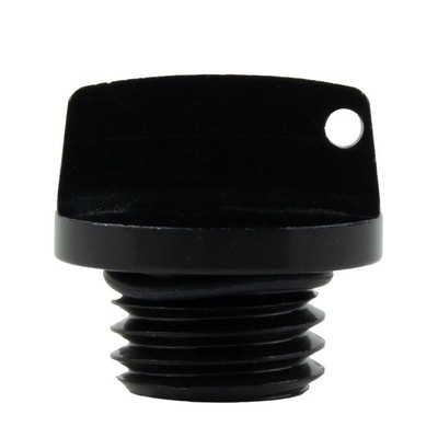 Universal Motorcycle Engine Oil Filler Cap Screw Cover Plug Replacement Black