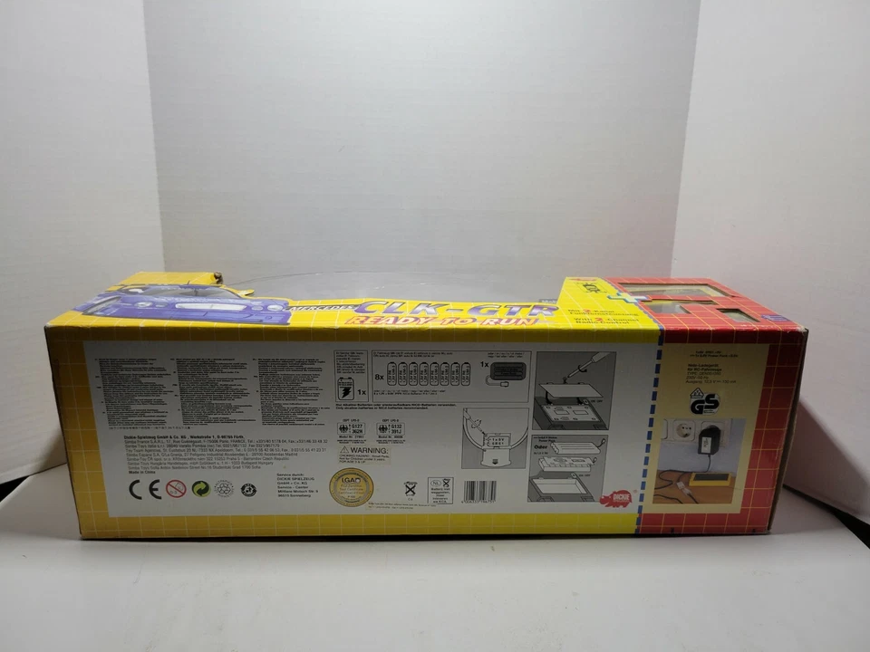 Dickie Spielzeug Mercedes CLK-GTR Blue Limited Edition RC Car w/ Remote Control - Image 4 of 4