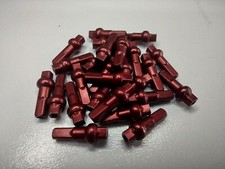16mm DSN RED Alloy Double Square spoke nipple 14g (2.0mm) Custom amounts
