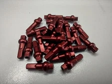 16mm DSN RED Alloy Double Square spoke nipple 14g (2.0mm) Custom amounts