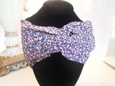 Set of 4 Women's Head Wraps Multicolor with Stretch Black Lace