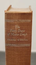 THE FORTY DAYS OF MUSA DAGH BY FRANZ WERFEL FIRST MODERN LIBRARY EDITION 1937