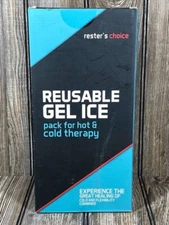 Reusable Gel Ice Pack Cold & Hot Therapy Rester's Choice Soft Flexible NEW