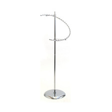 Free Standing Spiral Heavy Duty Spiral Rail Cloths Garments Dress Display stand