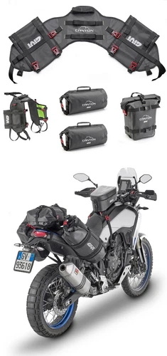 Givi Canyon Waterproof Adventure Motorcycle Luggage Kit GRT721 GRT722B & GRT714B