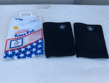 Wrestling Knee Pads by All-Star Pro Model Sz. Large BLACK (PAIR)