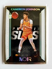 2019-20 PANINI NOIR STATEMENT METAL FRAME CAMERON JOHNSON RC! 1/25! 1/1! FIRST!