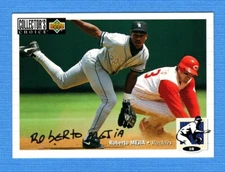 1994 Collector's Choice Silver Signature #203 Roberto Mejia Rockies