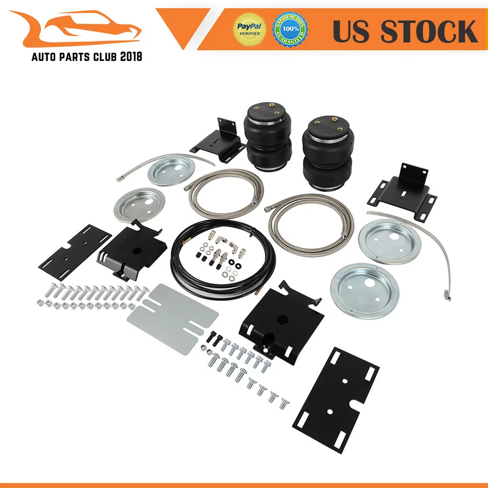 Rear Air Tow Assist No Drill Spring Bag Kit Bolt On For Dodge Ram 1500 Classic - Image 2 of 4